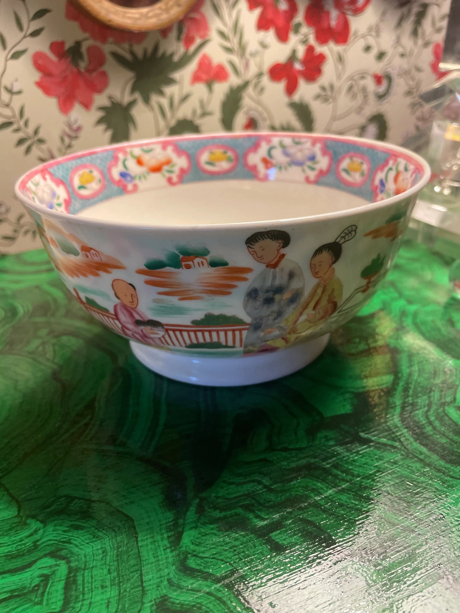 Late 18th Century Hall Porcelain Breakfast Service Mandarin Chinoiserie, 23 Pieecs - 5