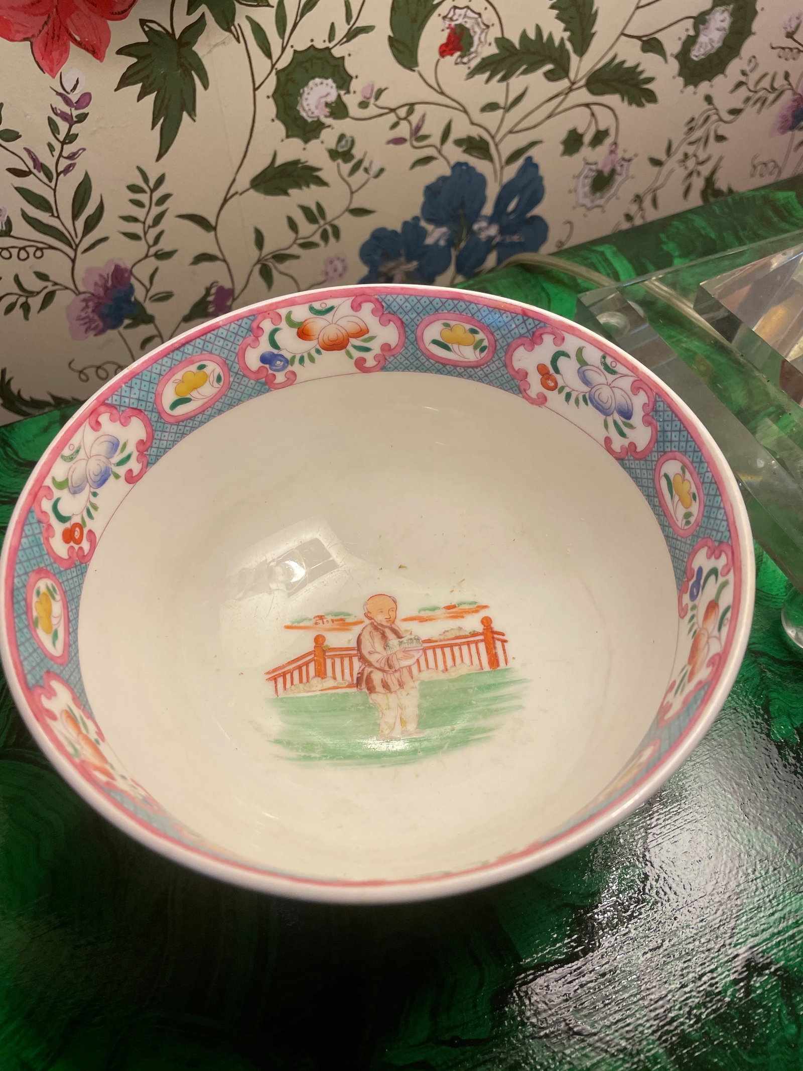 Late 18th Century Hall Porcelain Breakfast Service Mandarin Chinoiserie, 23 Pieecs - 6