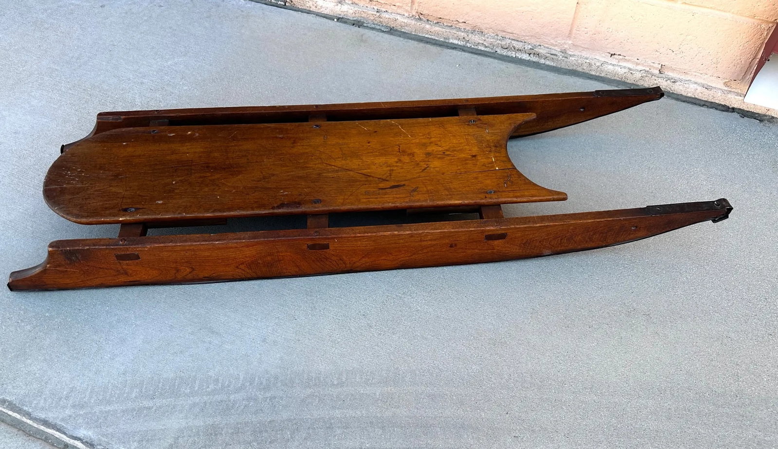 Antique Wood Sleigh - 2