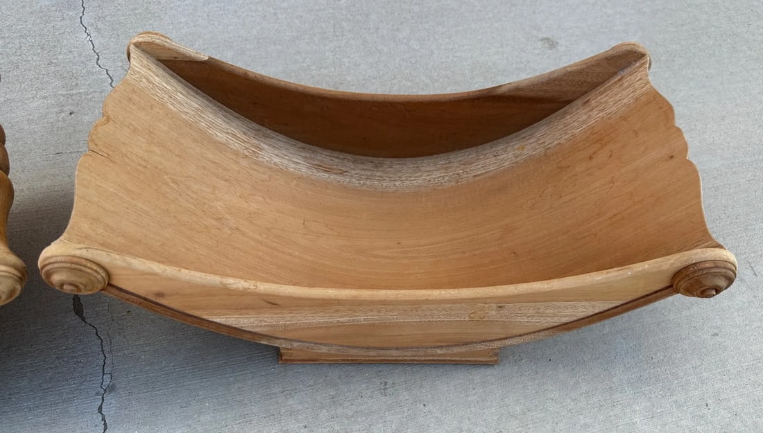 Antique Early English Cheese Coaster/Stand-A Pair - 4