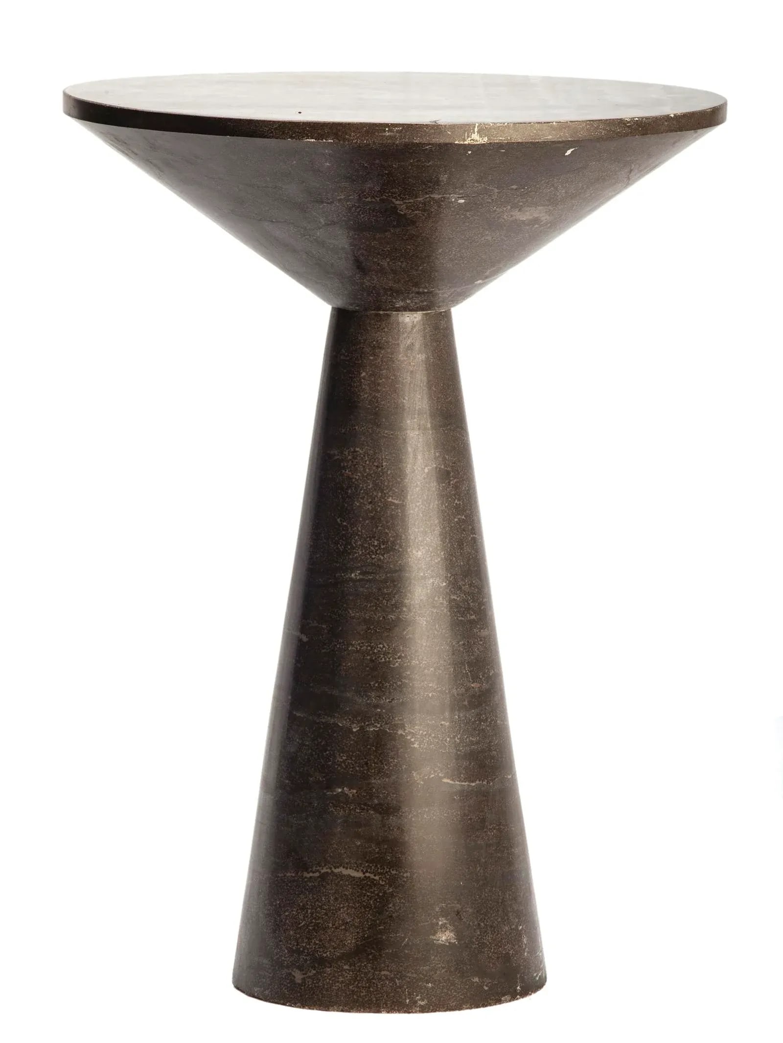 1990s PostModern Marble Pedestal Side Table - 7
