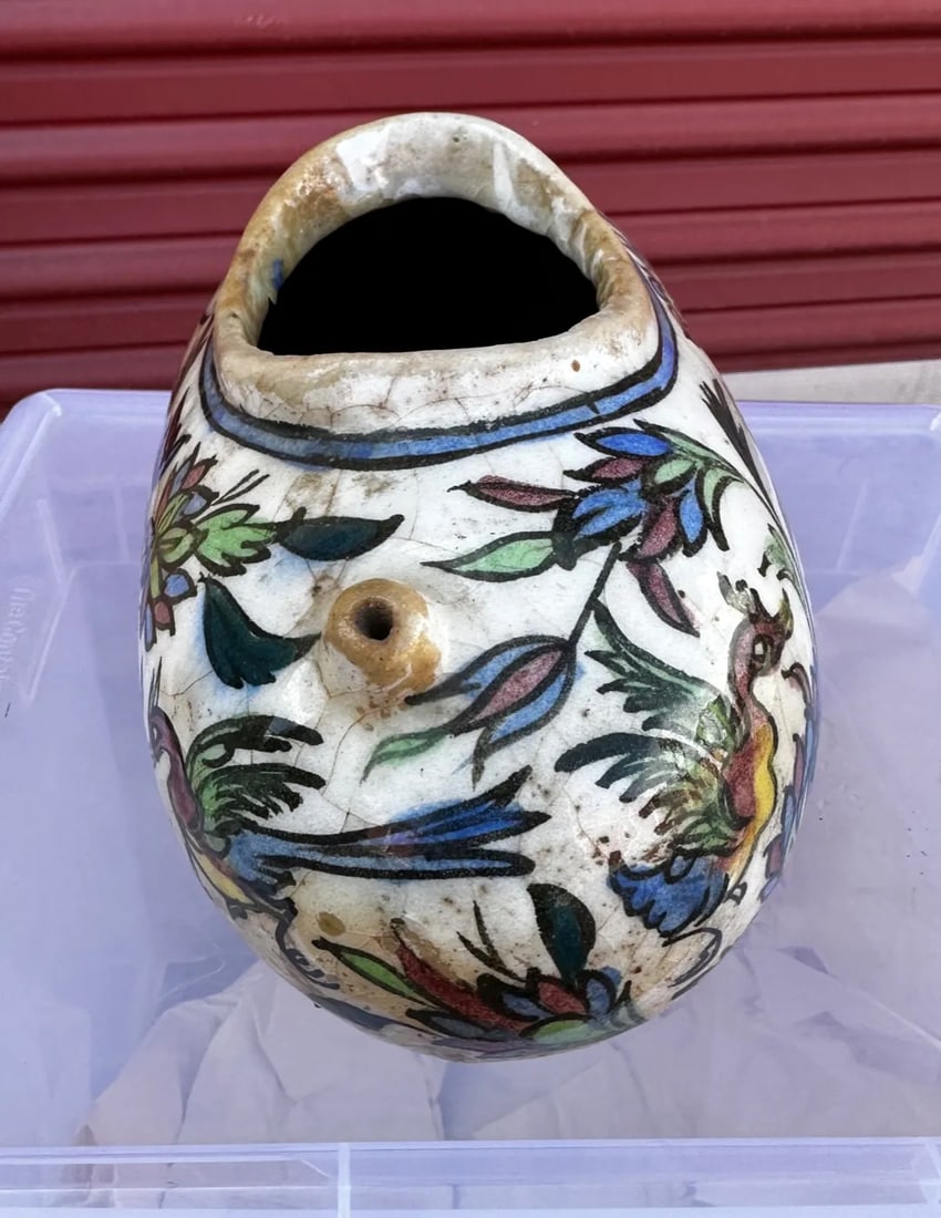 Antique Persian Qajar Vase/Jug - 7