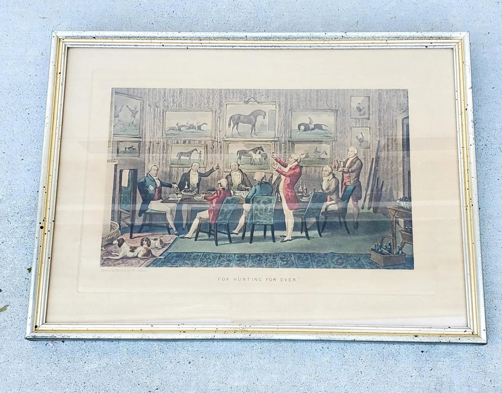 Antique Set of Five Hunting Prints Drawn & Etched by H Alken - 11