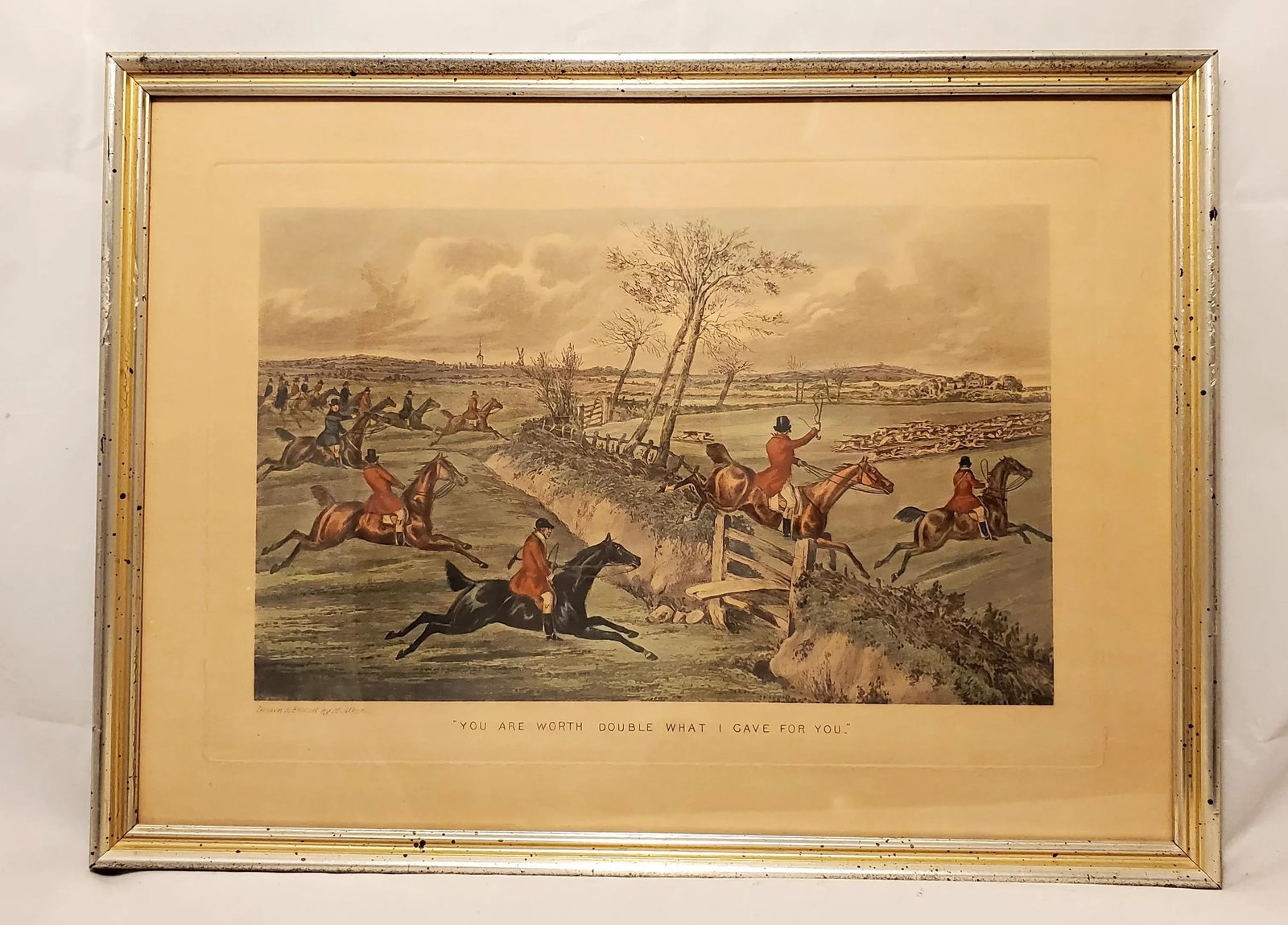 Antique Set of Five Hunting Prints Drawn & Etched by H Alken - 7