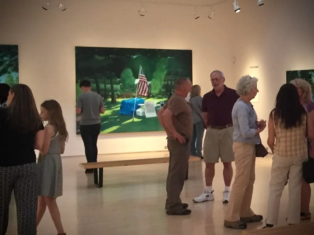 Large Contemporary Painting, Yard Sale on the 4th of July, by Stephen Remick - 11