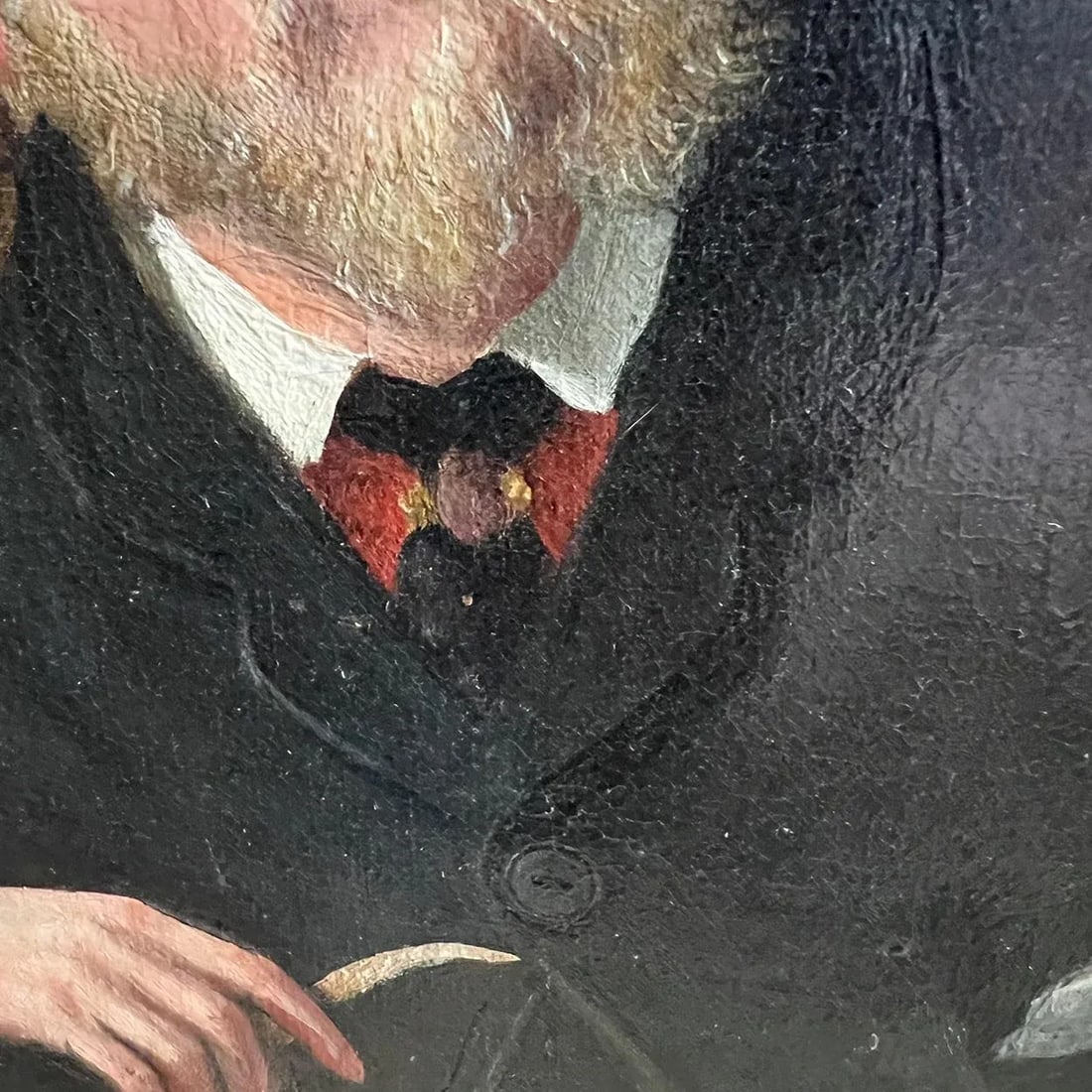 Scottish School Oil on Canvas Painting, Portrait of a Man - 10
