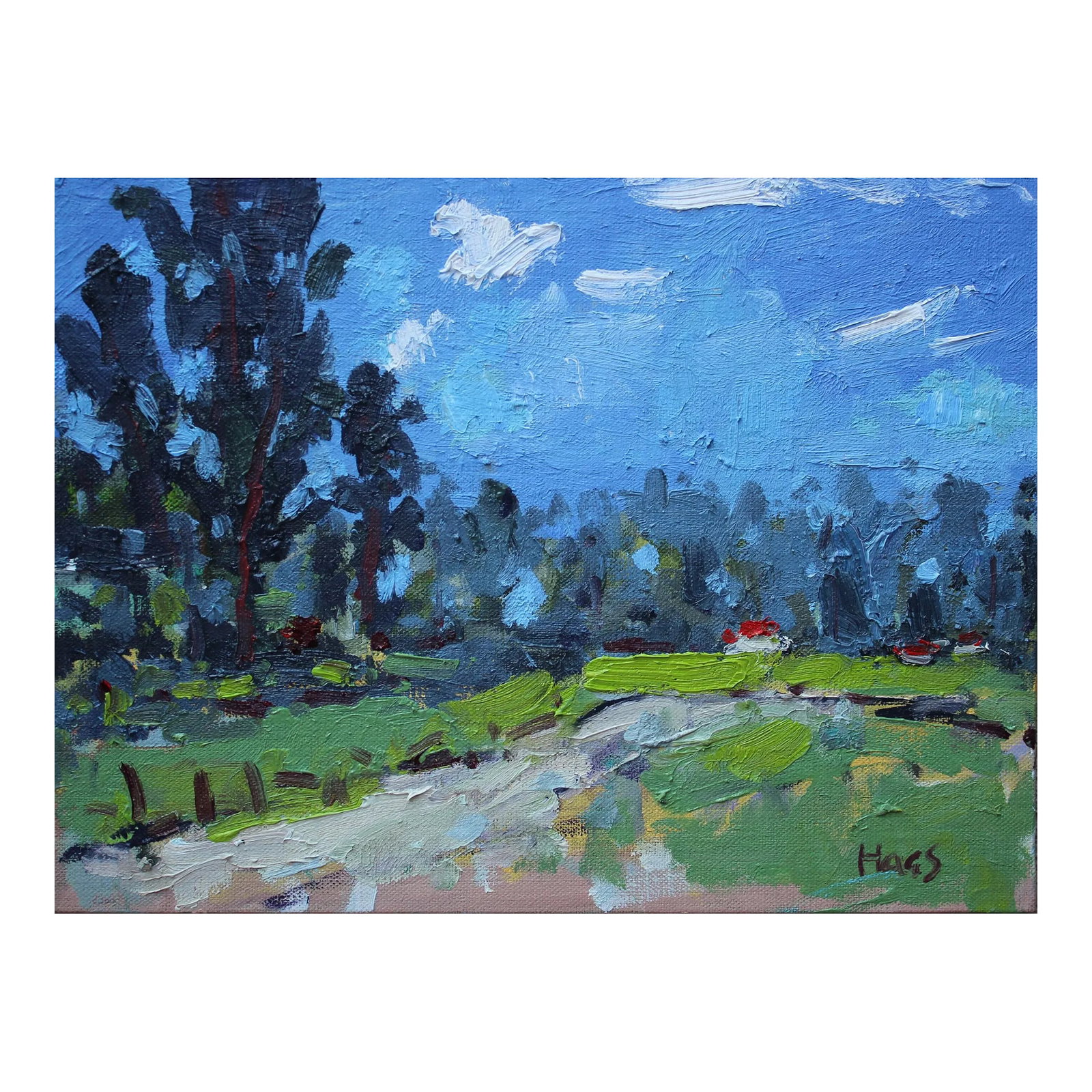 Contemporary Impressionist Landscape Oil Painting (1 of 7)