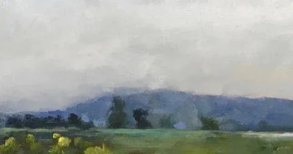 Contemporary Impressionist Landscape Oil Painting - 2