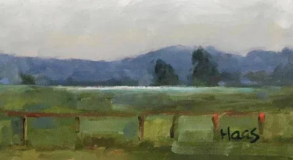 Contemporary Impressionist Landscape Oil Painting - 7