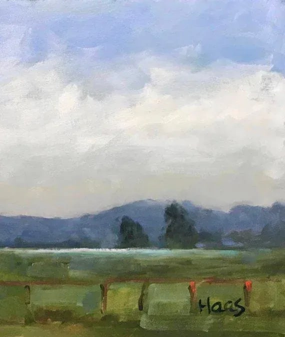Contemporary Impressionist Landscape Oil Painting - 8