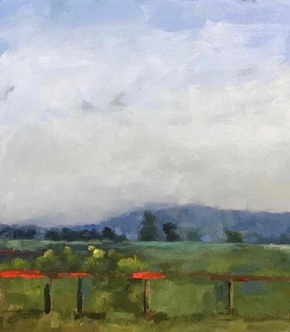 Contemporary Impressionist Landscape Oil Painting - 9