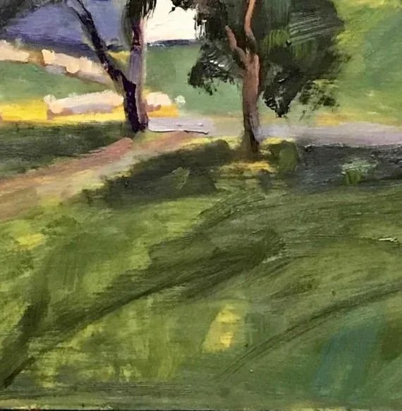 Pierce Point Ranch, Modern Plein Air Landscape Oil Painting - 4
