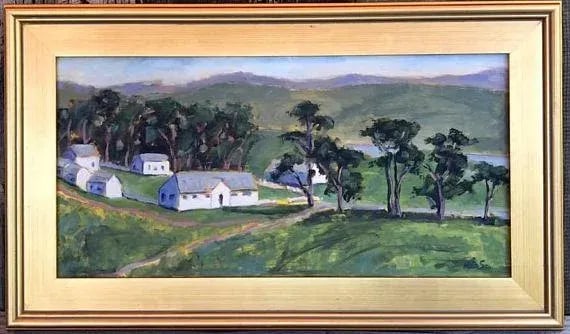 Pierce Point Ranch, Modern Plein Air Landscape Oil Painting - 6