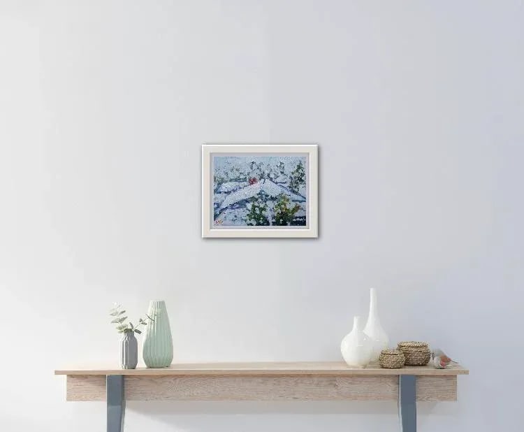 Winterscapes - View From My Window, Contemporary Landscape Painting - 2