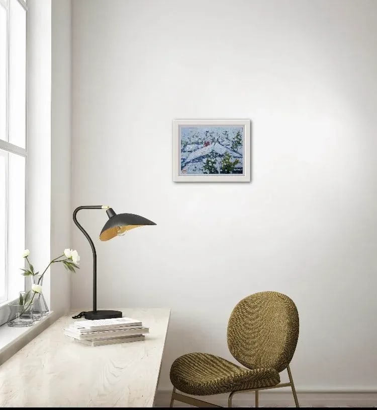 Winterscapes - View From My Window, Contemporary Landscape Painting - 5
