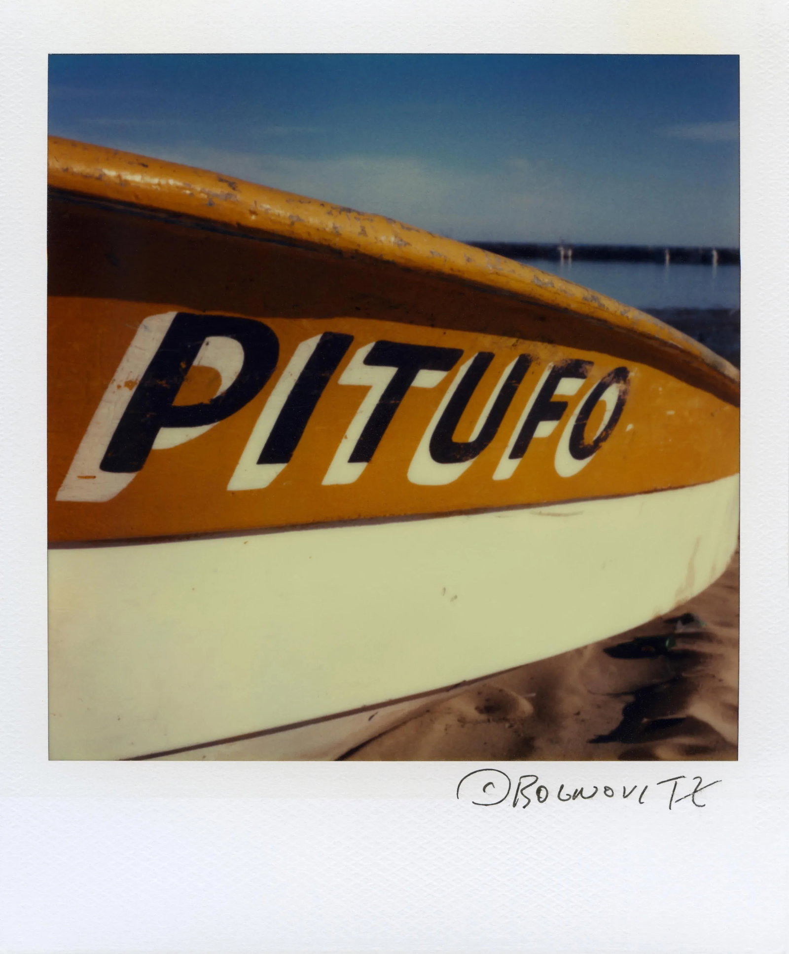Pitufo, Polaroid Sx-70 by Murray Bognovitz, 1999, Signed Recto (1 of 2)