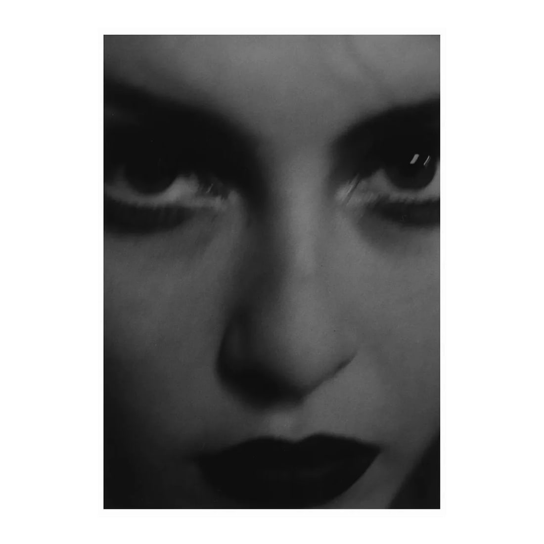 Sal Owen, "Untitled, Face" Black and White Silver Gelatin Photograph Limited Edition 2016 (1 of 2)