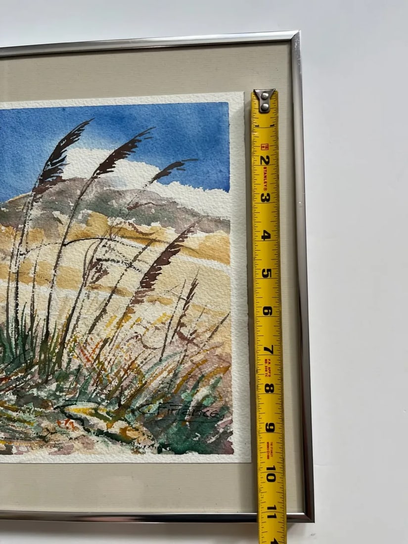 Mid-Century Original Watercolor Painting by Charles P. Finance (1909-1998) - 5