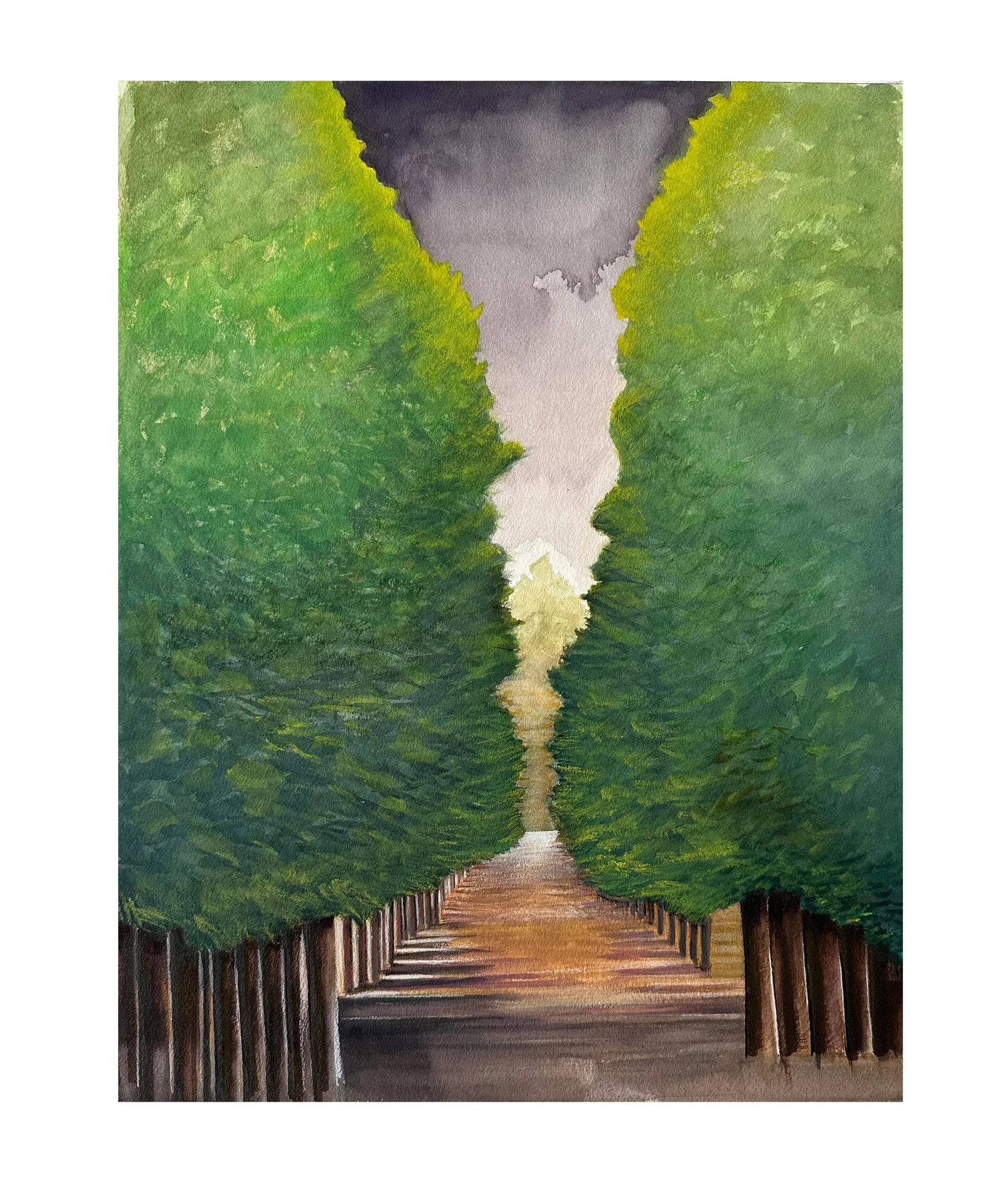 "Maudsley Walk" Roxanne Ritzel Original Print on Archival Paper With Epson Ink - 3