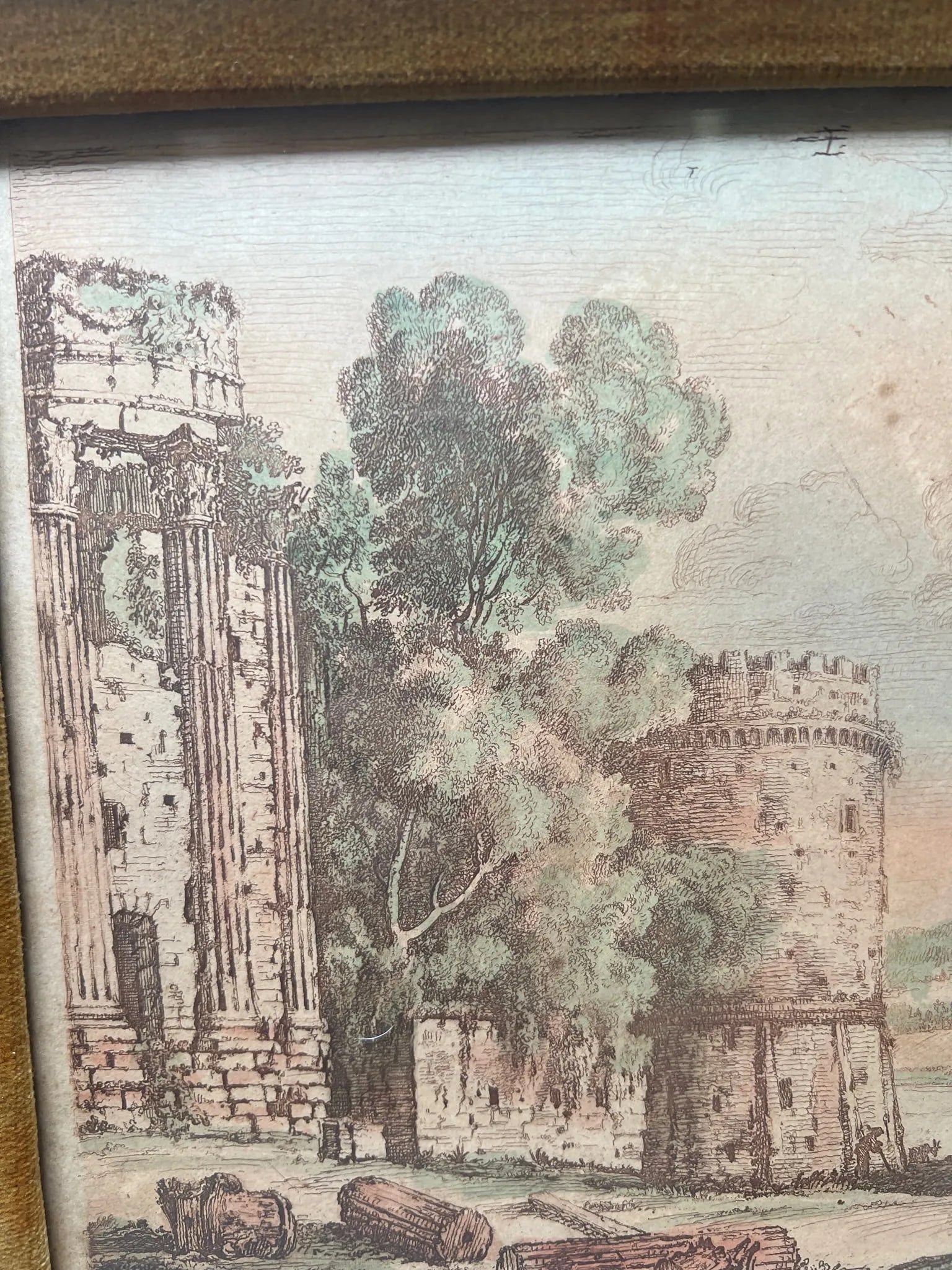 Early 19th Century Hand Colored Engraving, After Claude Lorrain - 2