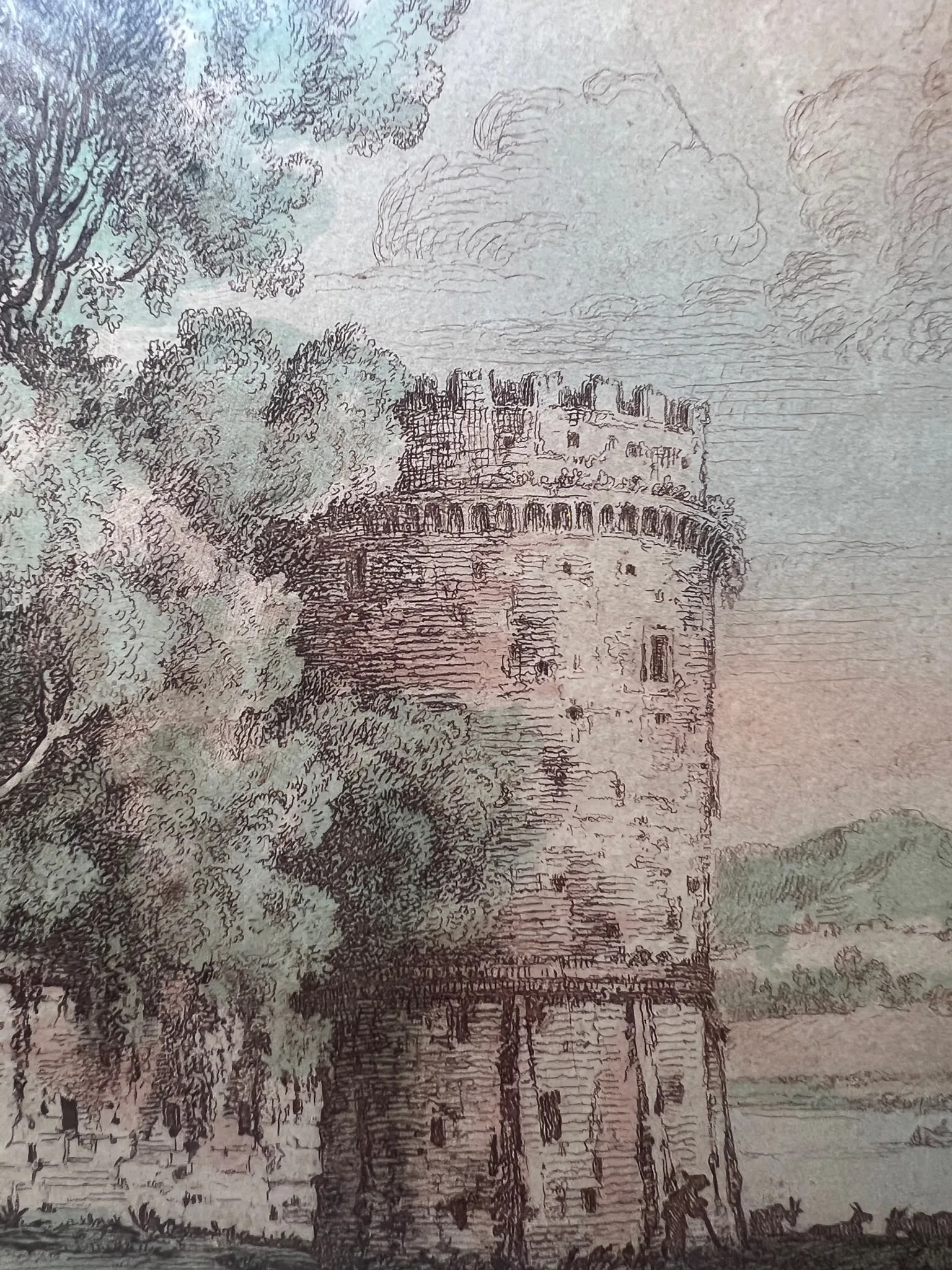 Early 19th Century Hand Colored Engraving, After Claude Lorrain - 3