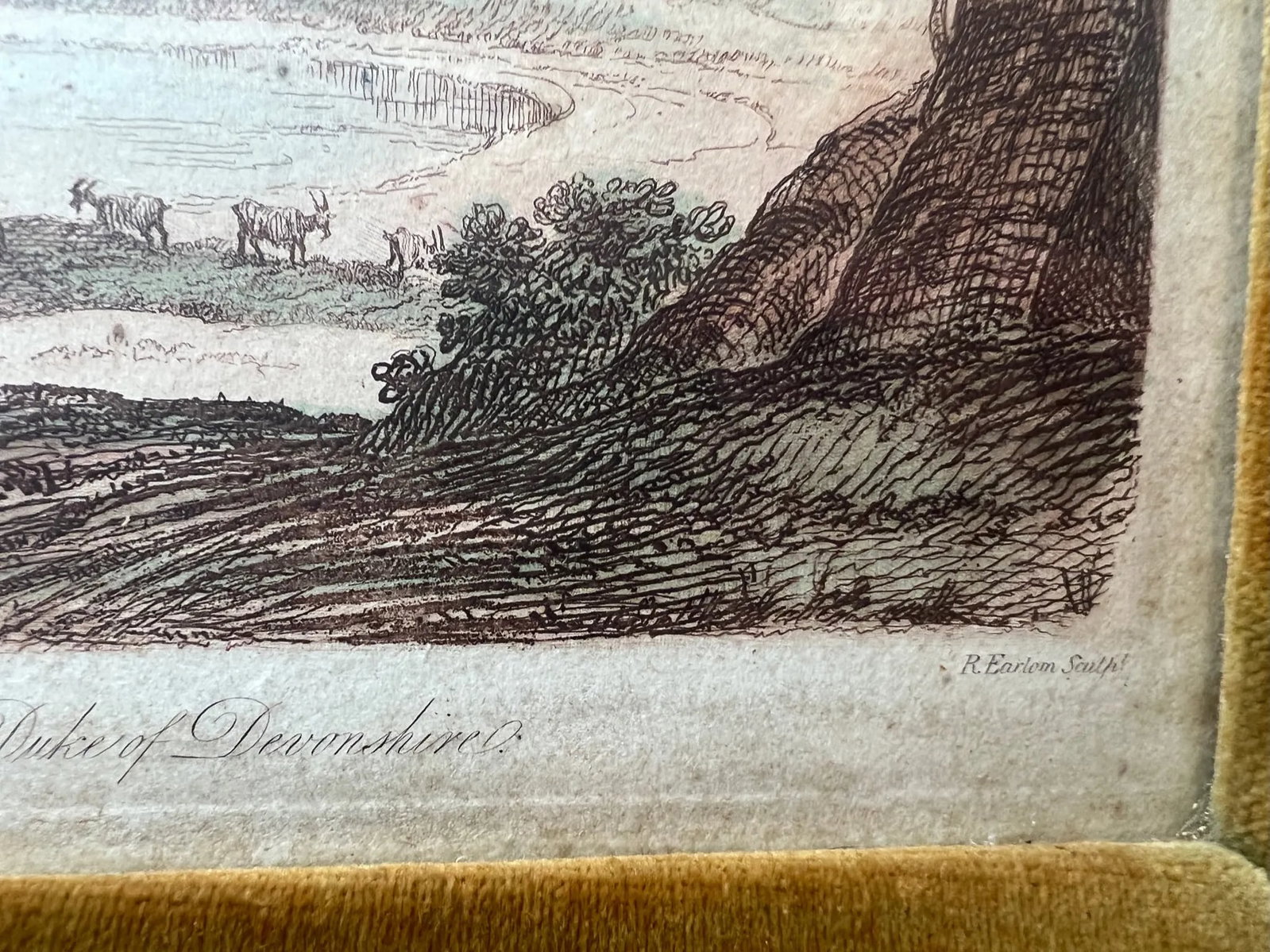 Early 19th Century Hand Colored Engraving, After Claude Lorrain - 5