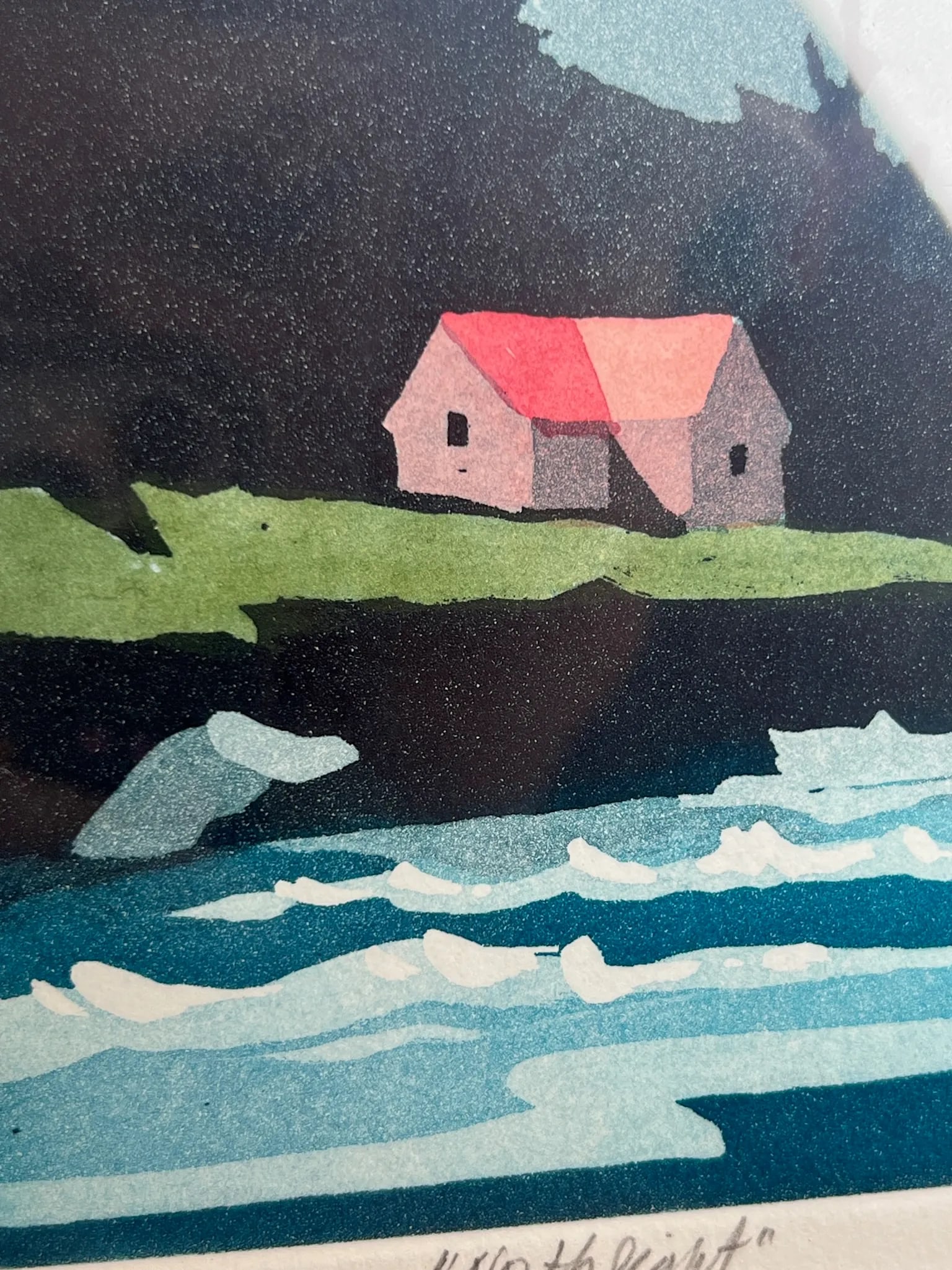 Late 20th Century Lighthouse Lithograph, Signed and Numbered by Ken Hawk - 3