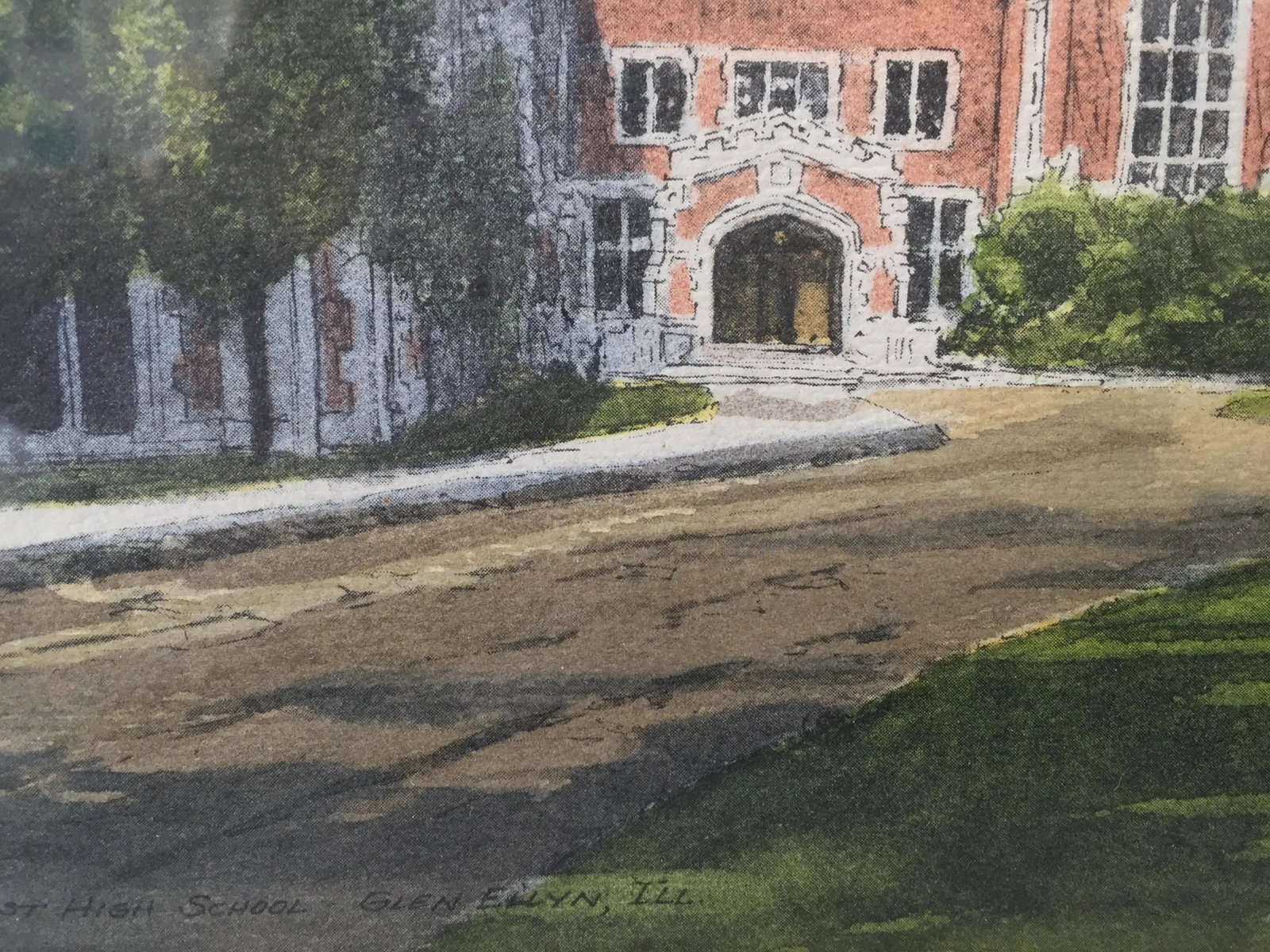 Mid Century Ohio Hand Painted Prints - a Pair - 8