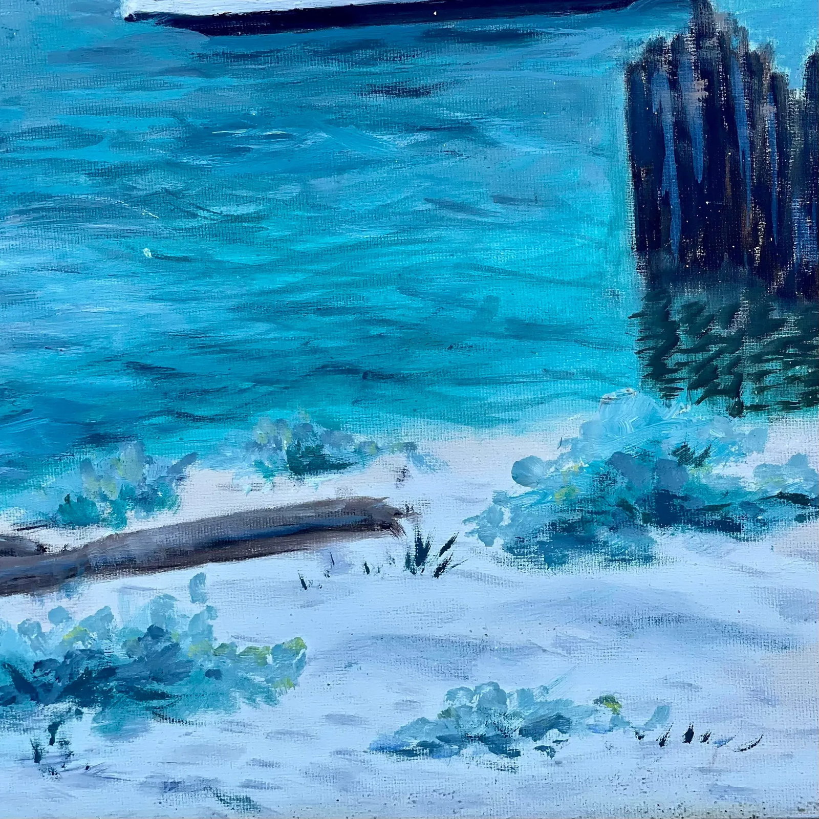 Mid-Century San Diego Waterfront Oil Painting of Coronado Ferryboat, Signed & Framed - 8
