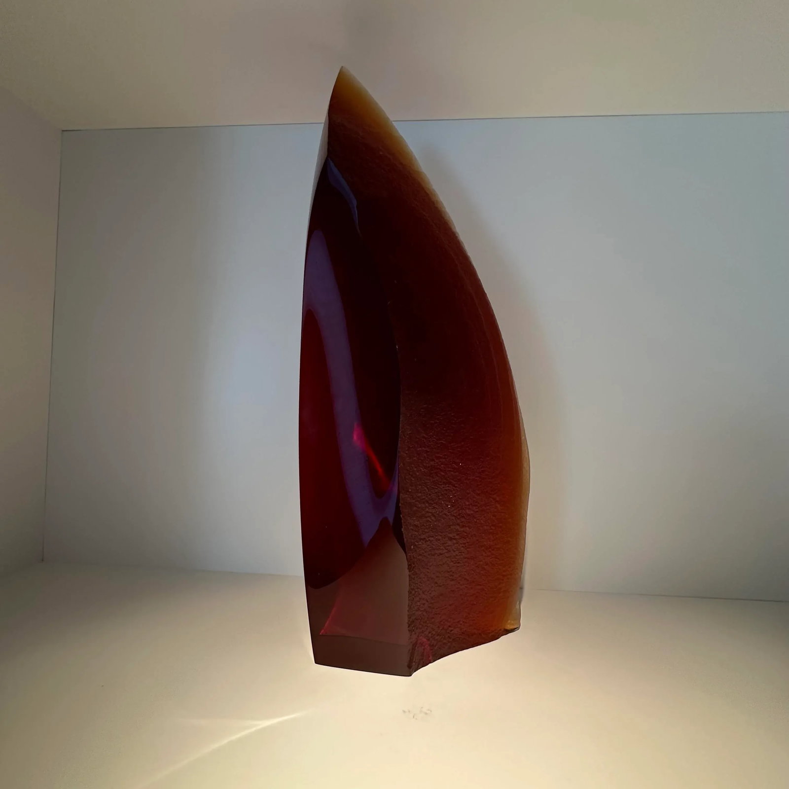 "Canyons and Deserts '11-63, Adobe Rock" Kiln Cast Glass - 2