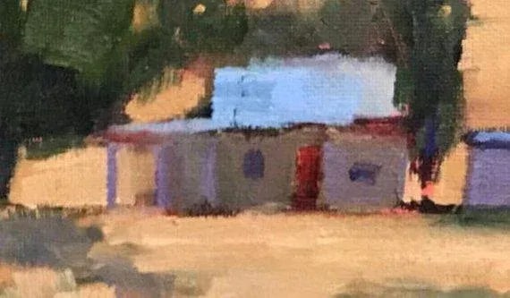 Golden Hills, Plein-Air Oil Landscape Painting - 3