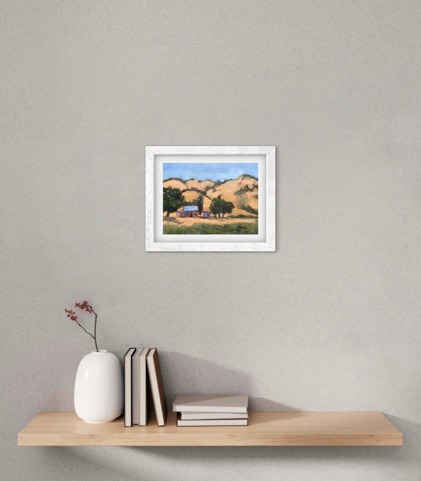 Golden Hills, Plein-Air Oil Landscape Painting - 6