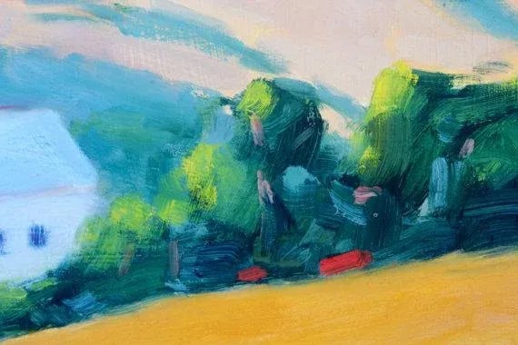 Modern California Golden Hills Oil Landscape - 4