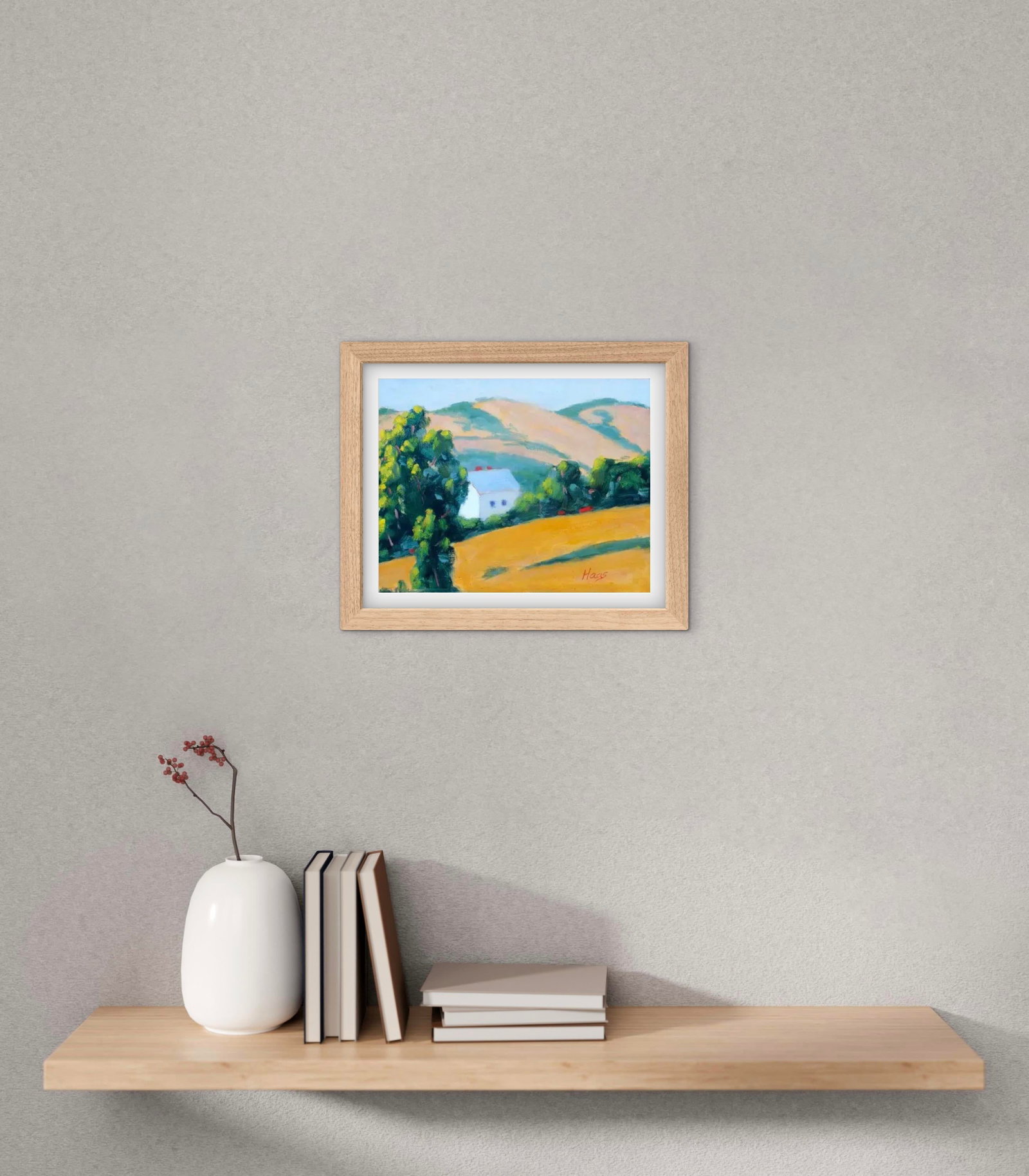 Modern California Golden Hills Oil Landscape - 6