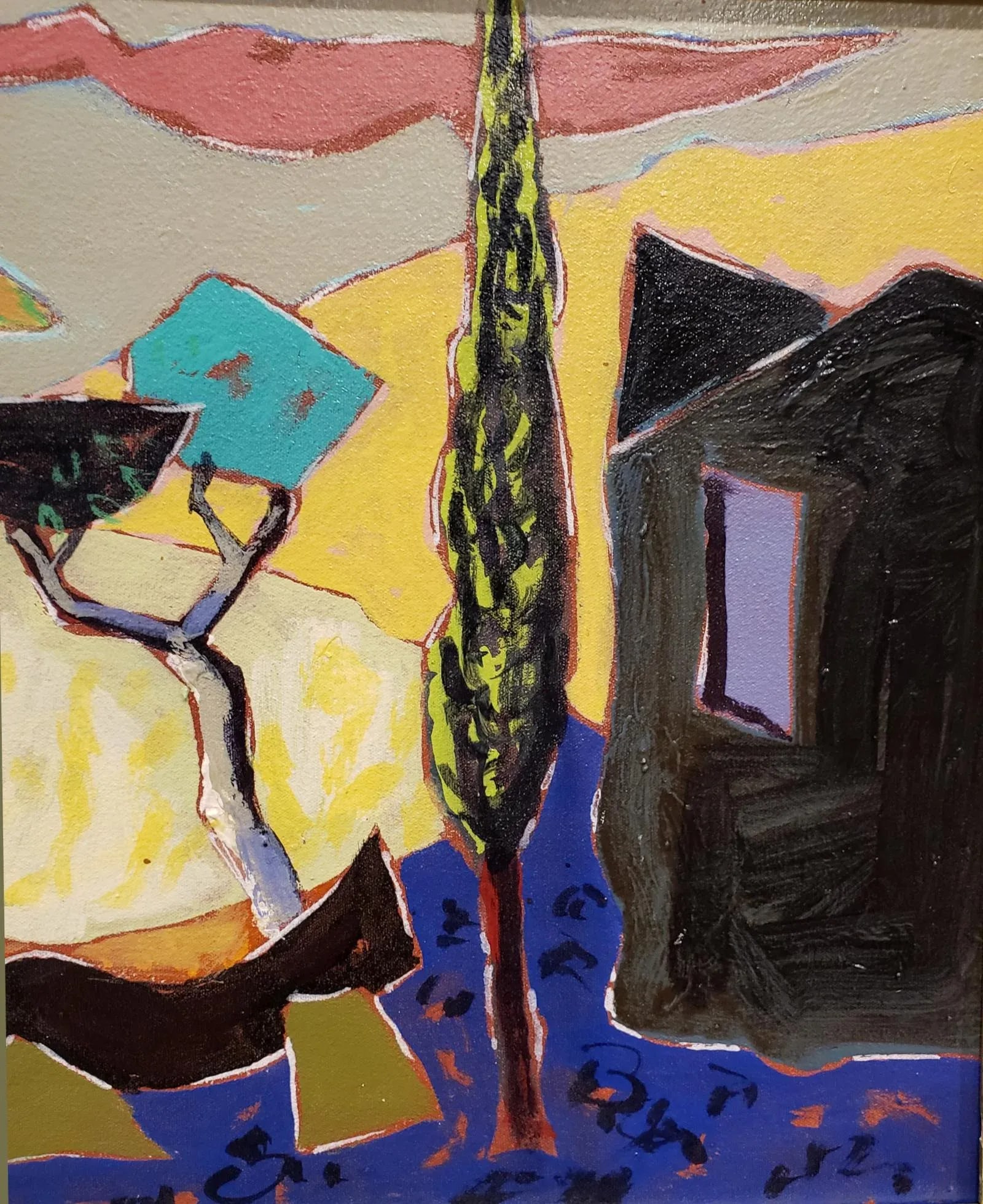 Bright Modern Mediterranean Spanish Landscape by Jacques Lamy - 4