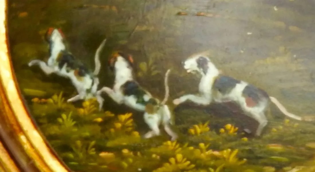 19th Century Oil on Wood English Hunt Scene - 4