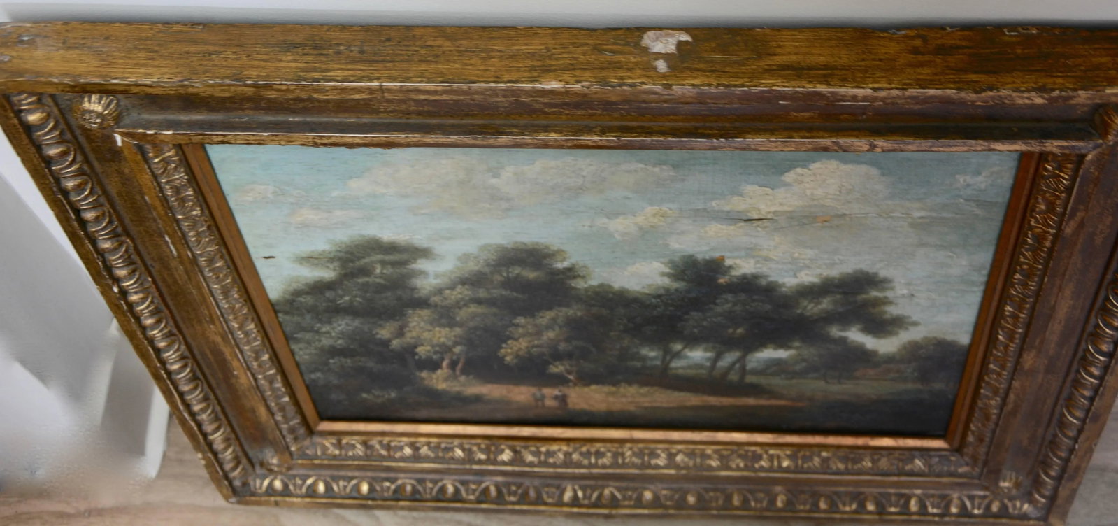 Mid-19th Century Landscape Oil on Wood Trees in the Woods by John Kensett - 8