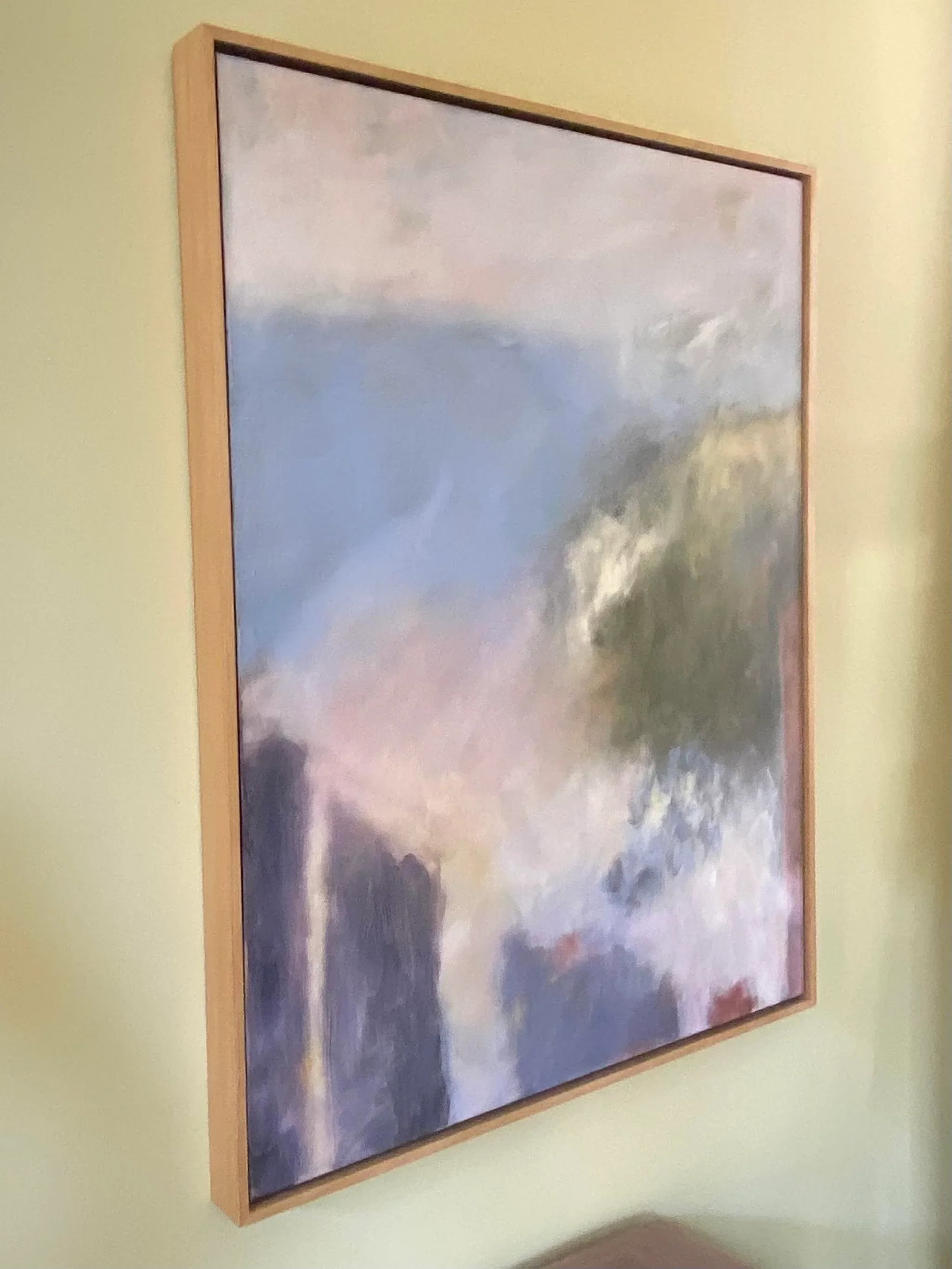Barbara Sternberger Oil Painting on Canvas - "Near the Beach" C. 1989 Museum Framed Original Art Lis - 2