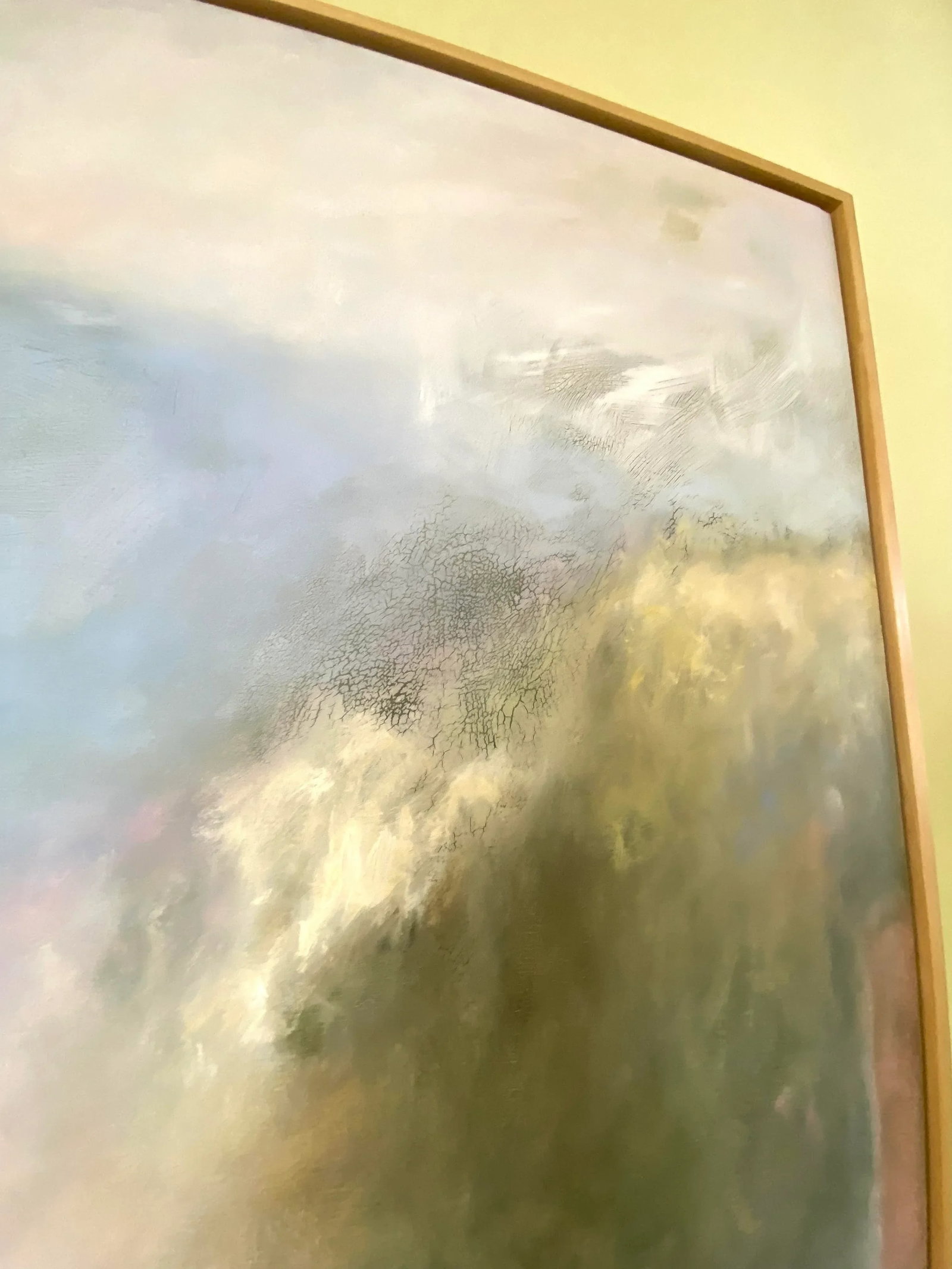 Barbara Sternberger Oil Painting on Canvas - "Near the Beach" C. 1989 Museum Framed Original Art Lis - 4