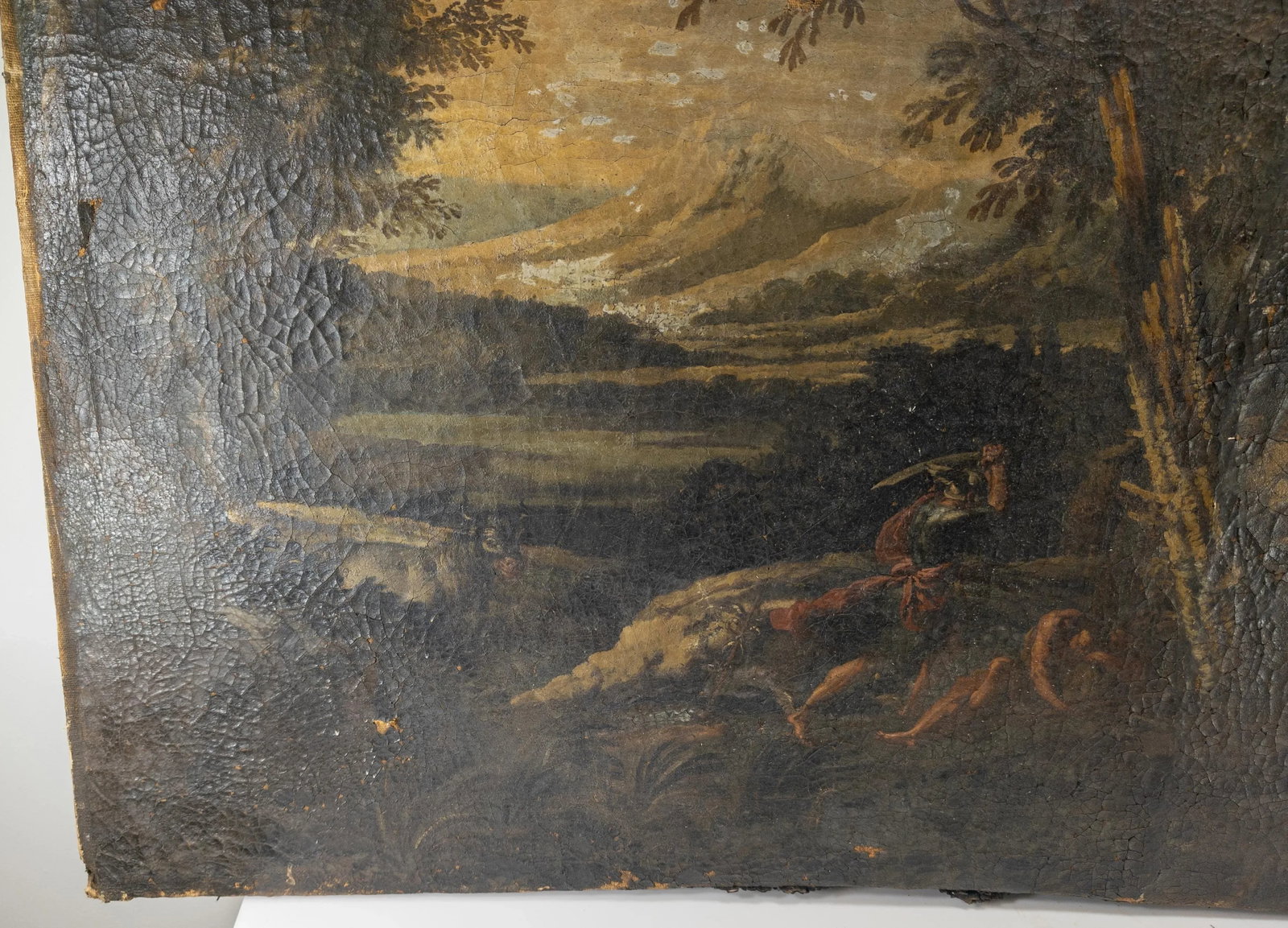 16th or 17th Century Italian Renaissance Old Master Landscape Painting - 5