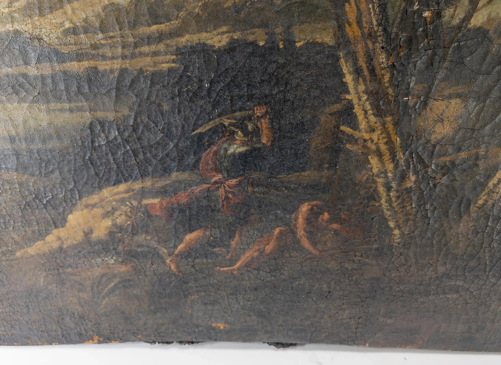 16th or 17th Century Italian Renaissance Old Master Landscape Painting - 6