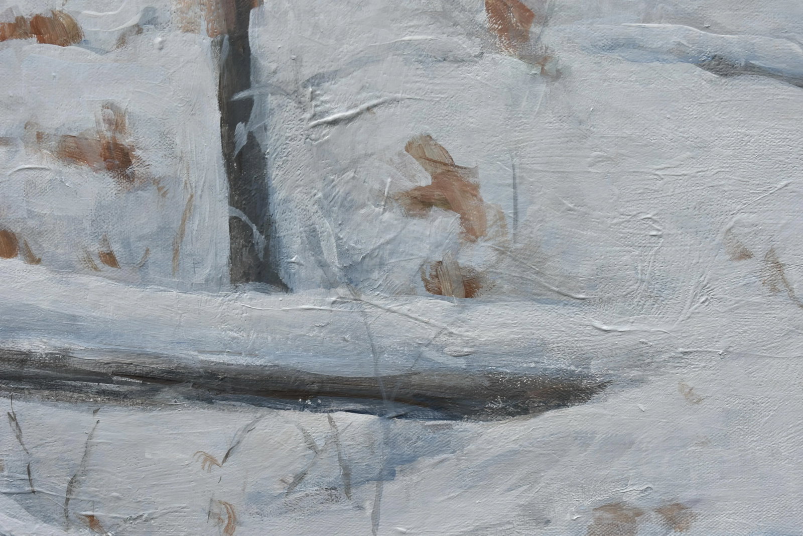 "Walking in a Vermont Snowstorm" Contemporary Painting by Stephen Remick - 5