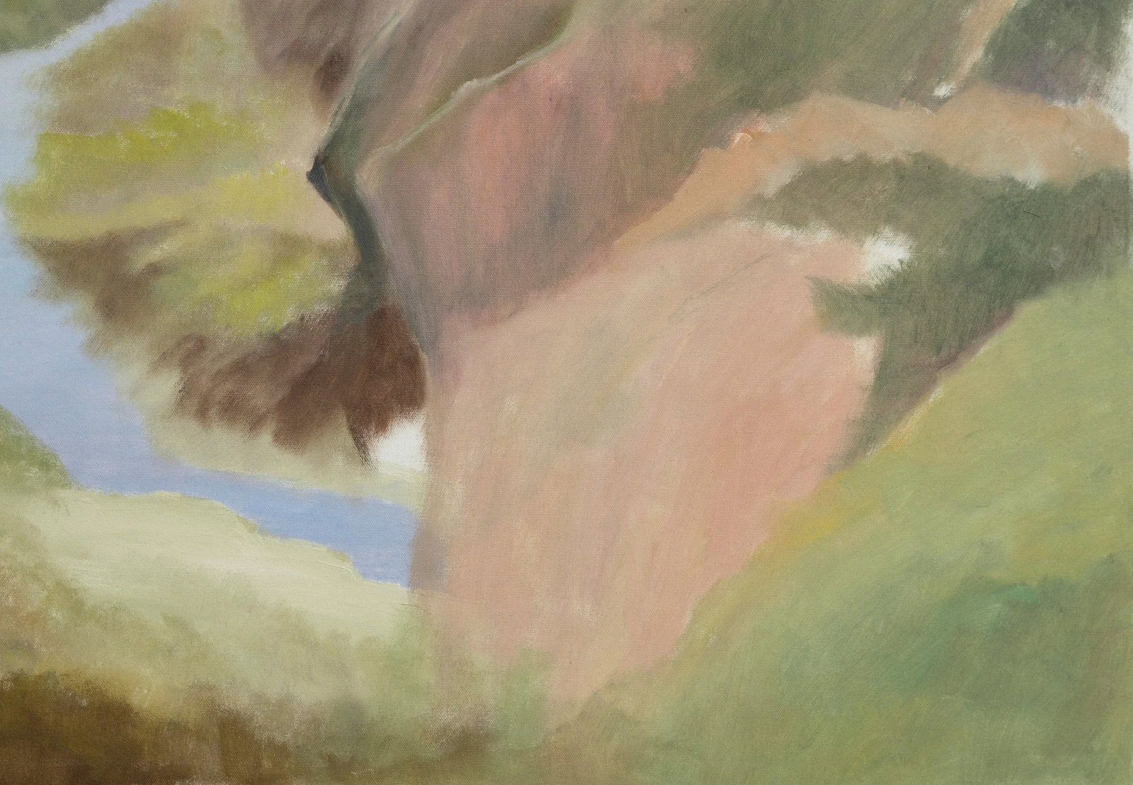 River Outlet in Big Sur, California Coastal Bluffs Landscape by Kenneth Lucas - 3