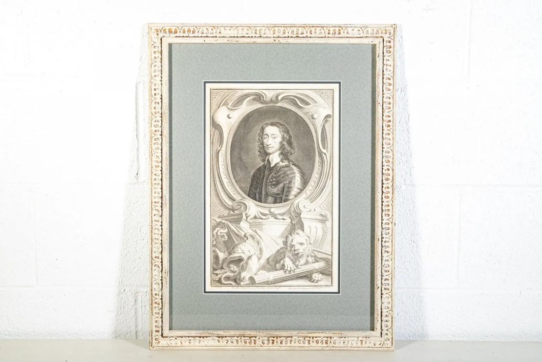 18th Century English Framed Original Antique Engraving - Set of 4 - 2