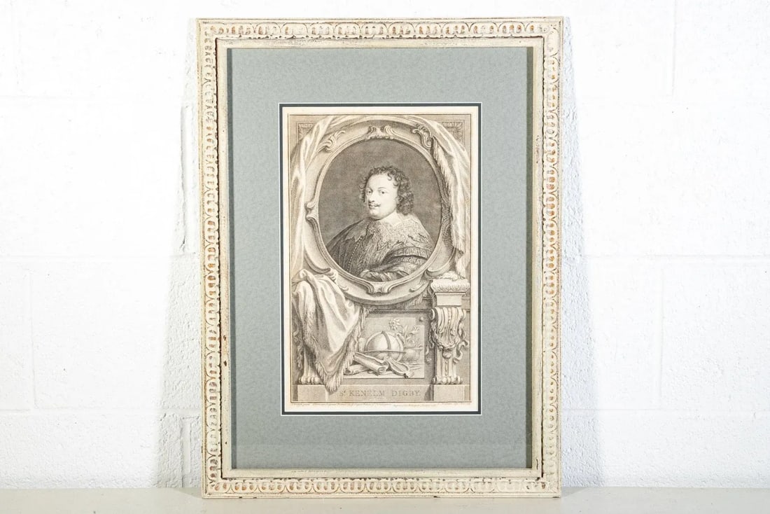 18th Century English Framed Original Antique Engraving - Set of 4 - 4