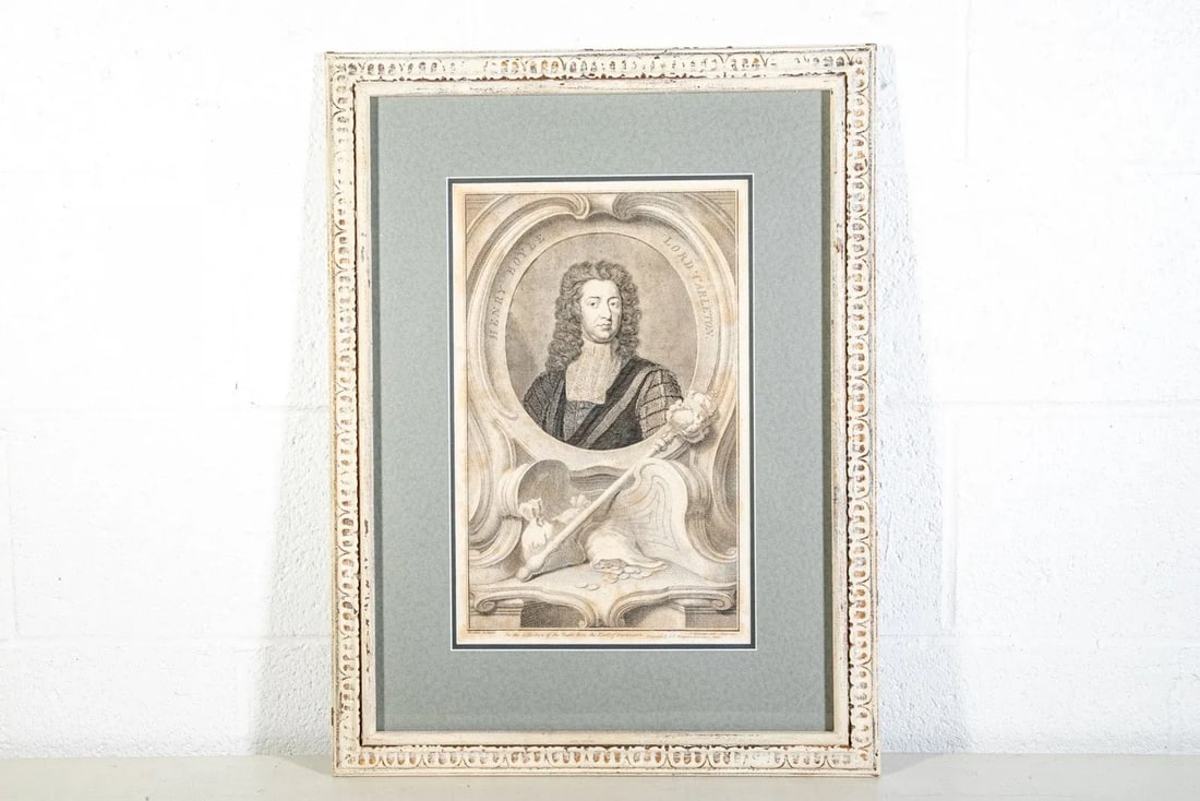 18th Century English Framed Original Antique Engraving - Set of 4 - 5