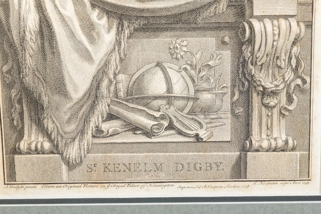 18th Century English Framed Original Antique Engraving - Set of 4 - 9