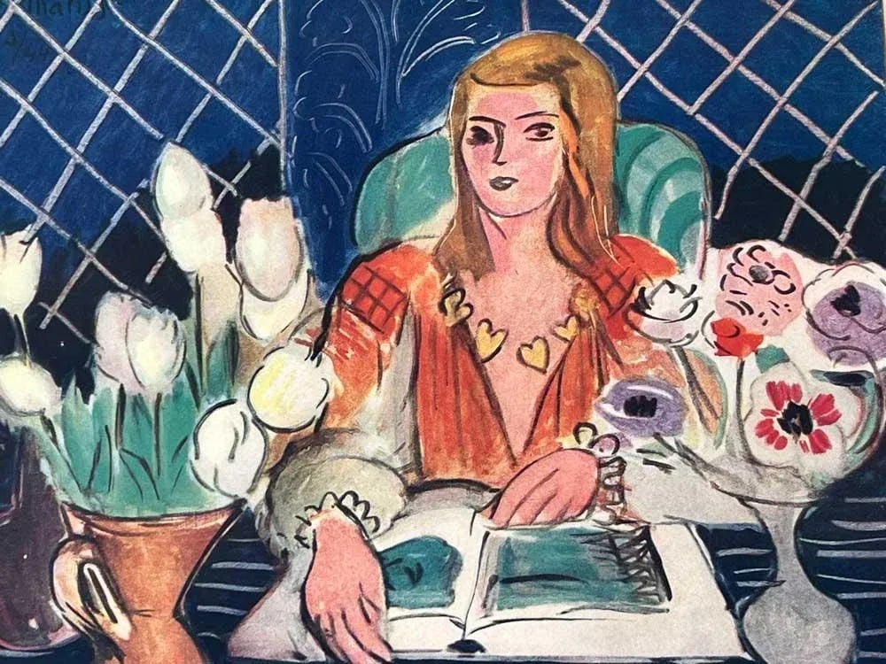Henri Matisse Lithograph "Annelies" Ltd Edition Signed W/Framing - 4