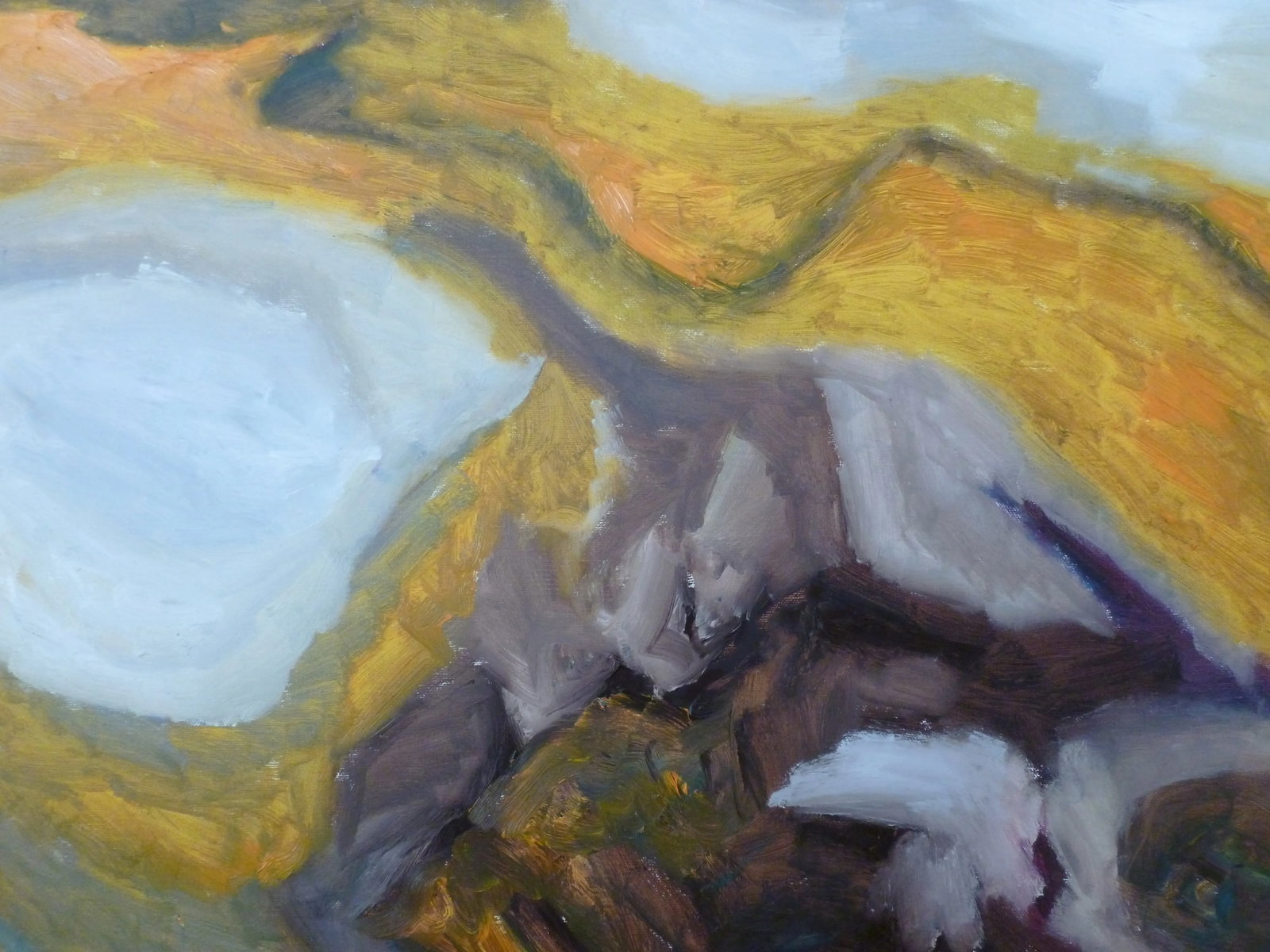 "Elements" Large Abstract Oil and Acrylic Painting by Scott Spencer - 3