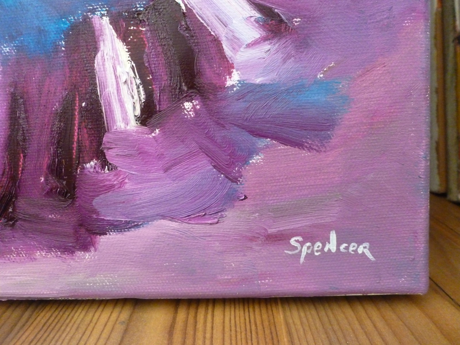 "Elements" Large Abstract Oil and Acrylic Painting by Scott Spencer - 6